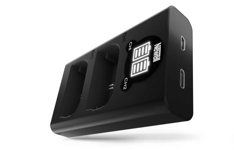 Zestaw Power Set XL - ładowarka dwukanałowa Newell DL-USB-C i akumulator LP-E6 do Canon