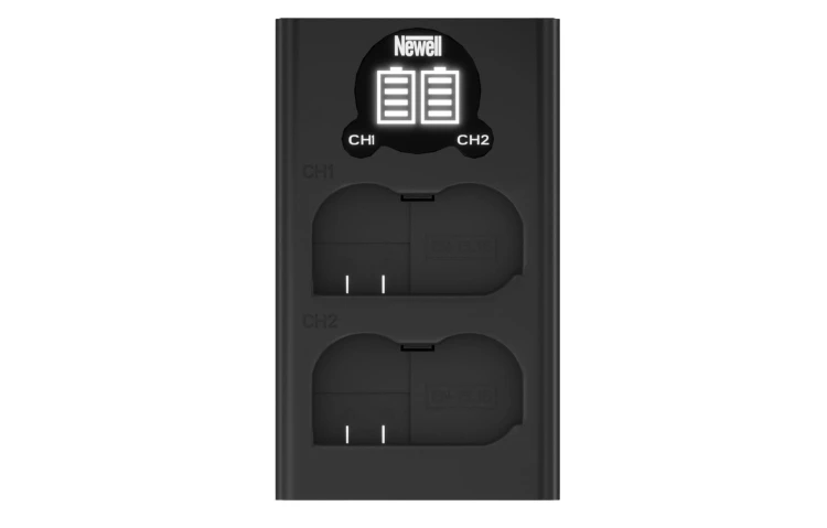 Power Set XL - Zestaw ładowarka dwukanałowa Newell DL-USB-C i akumulator EN-EL15b do Nikon