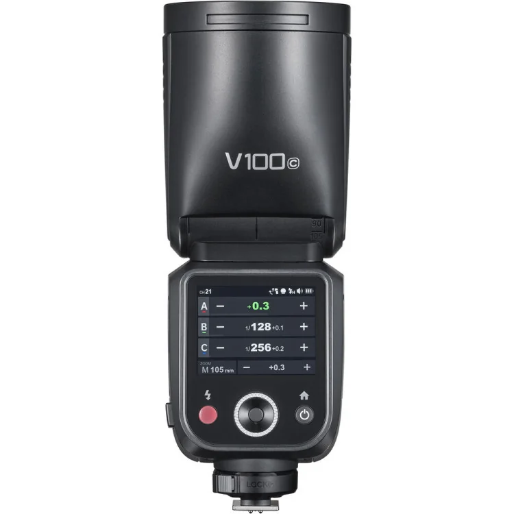 Lampa błyskowa Godox V100C Canon z okrągłym palnikiem