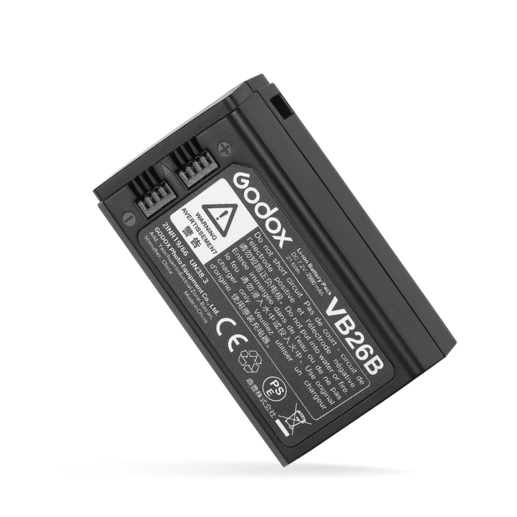 Akumulator Godox VB26 / VB26B do lamp Godox V1 i Quadralite Stroboss  V1 2980mAh