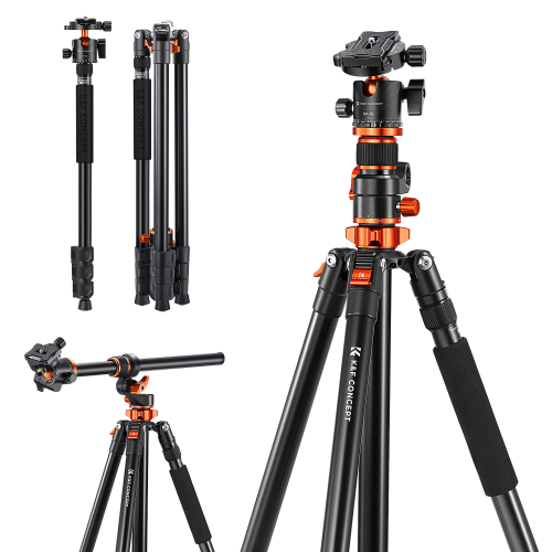 Statyw z łamaną kolumną K&F Concept T254A7 z głowicą kulową BH-28L