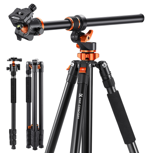 Statyw z łamaną kolumną K&F Concept T254A7 z głowicą kulową BH-28L