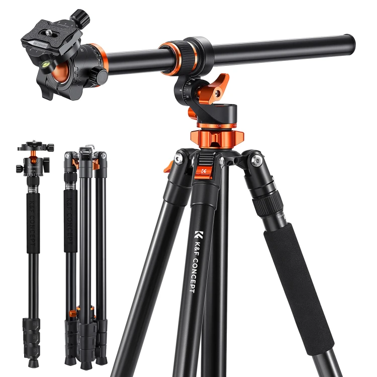 Statyw z łamaną kolumną K&F Concept T254A7 z głowicą kulową BH-28L