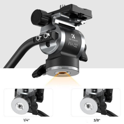 Głowica video K&F Concept FH-02