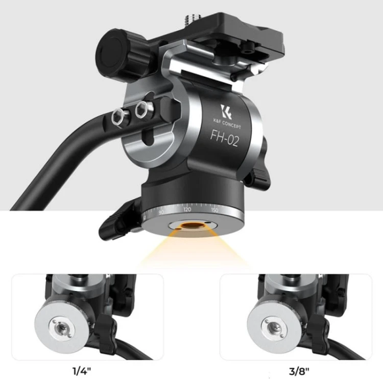 Głowica video K&F Concept FH-02