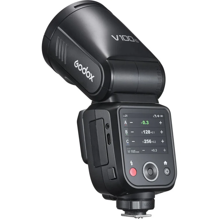 Lampa błyskowa Godox V100C Canon z okrągłym palnikiem