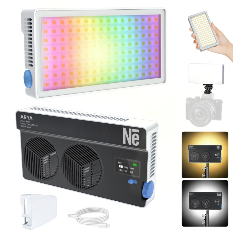 Lampa panel LED Newell Arya RGB 40W
