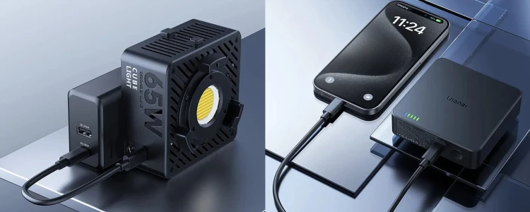 Lampa LED Ulanzi EC65 - WB (2700K - 6500K)