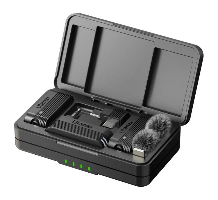 Zestaw mikrofonów bezprzewodowych Ulanzi A100 - usb-c / lightning / mini jack