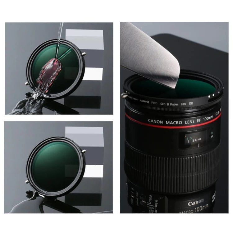 Filtr 2w1 polaryzacyjny + ND2-ND32 K&amp;F Concept Nano-X 77mm