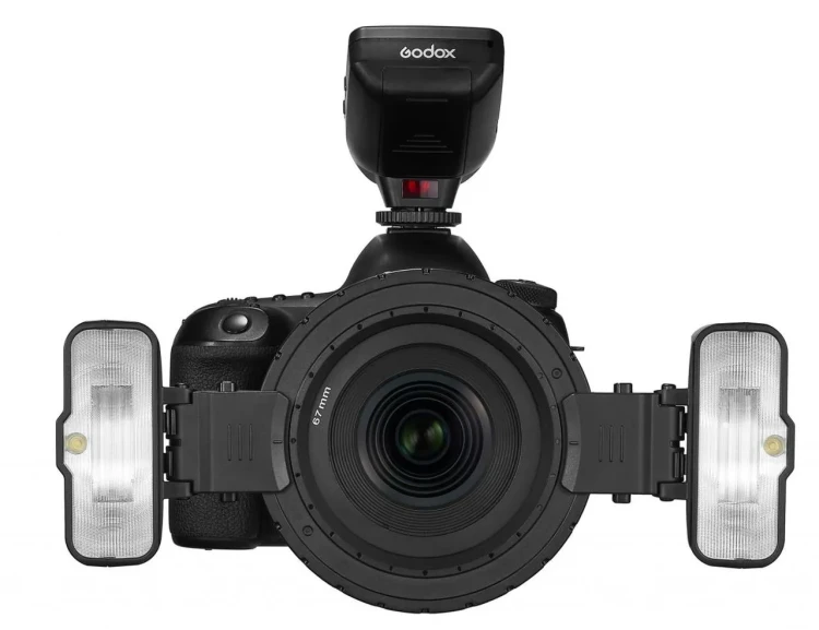 Lampa błyskowa macro Godox MF12-K2 do makrofotografii i forografii stomatologicznej
