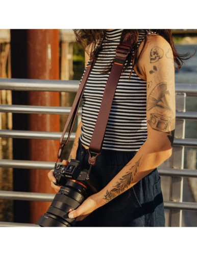 Pasek Peak Design Slide Lite - Eclipse - bordowy