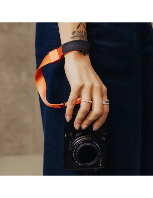 Pasek na rękę Peak Design Cuff - Ibis v3 - pomarańczowy