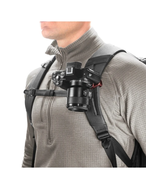 Uchwyt Peak Design Capture V3 z płytką standard - Eclipse - bordowy