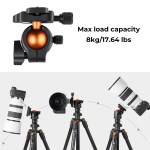 Statyw K&F Concept K234A0 z głowicą kulową BH-28L i uchwytem na telefon