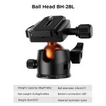 Statyw K&F Concept K234A0 z głowicą kulową BH-28L i uchwytem na telefon
