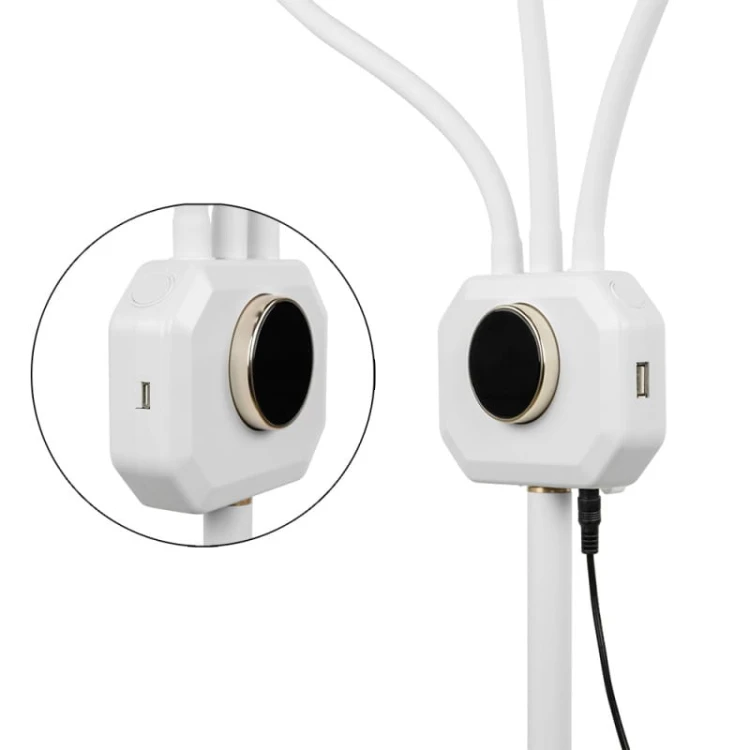 Lampa kosmetyczna Mitoya LUMERA, podwójny panel LED na statywie, z elastycznymi ramionami