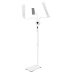 Lampa kosmetyczna Mitoya LUMERA, podwójny panel LED na statywie, z elastycznymi ramionami
