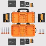 Wodoodporne etui na karty pamięci i akumulatory K&F Concept KF31.079