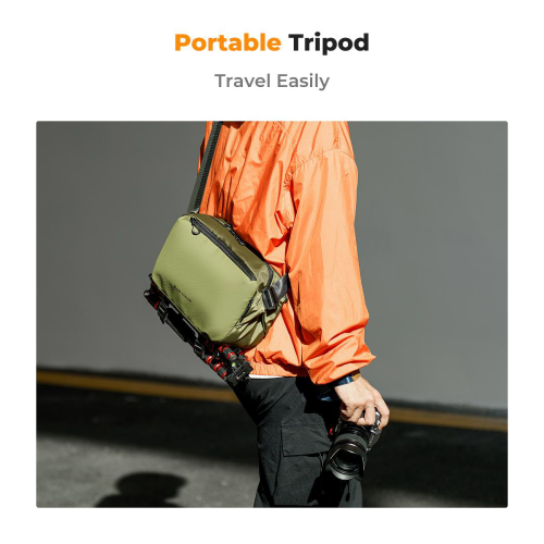 Torba fotograficzna K&F Concept Alpha Sling Bag - 10 l - zielona