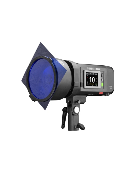 Plenerowa, przenośna lampa błyskowa GlareOne Botis 400 z akumulatorem