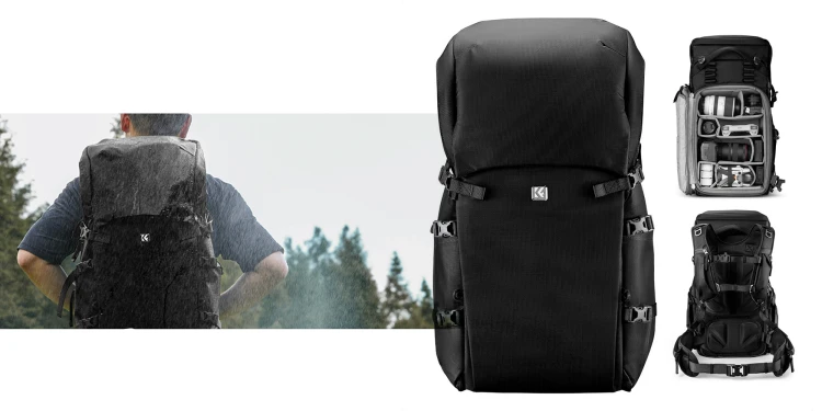Plecak fotograficzny K&F Concept Star Wander 05 40l - czarny