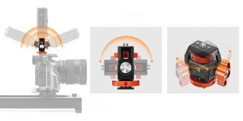Uchwyt montażowy, głowica K&F Concept MS-42