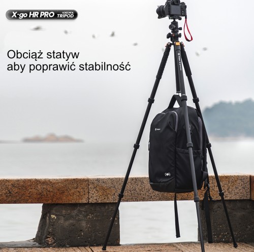 Statyw Fotopro X-go HR Pro z łamaną kolumną