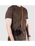 Skórzany pasek Peak Design Form Leather Camera Strap Long Amber - bursztynowy