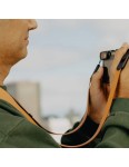 Skórzany pasek Peak Design Form Leather Camera Strap Long Amber - bursztynowy