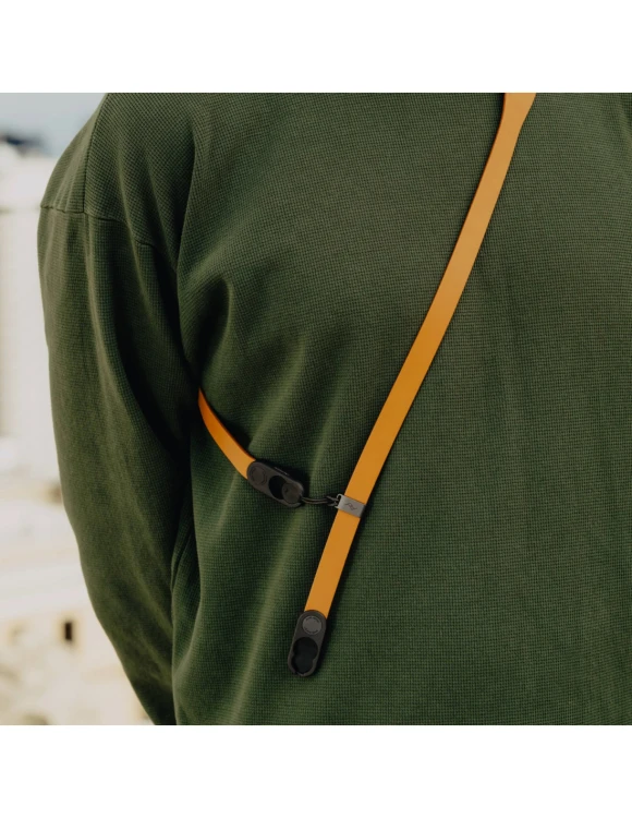 Skórzany pasek Peak Design Form Leather Camera Strap Long Amber - bursztynowy