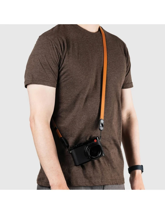 Skórzany pasek Peak Design Form Leather Camera Strap Standard Amber - bursztynowy