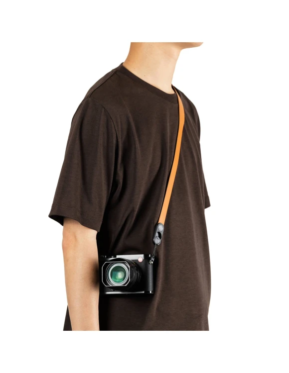 Skórzany pasek Peak Design Form Leather Camera Strap Short Amber - bursztynowy