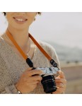 Skórzany pasek Peak Design Form Leather Camera Strap Neck Amber - bursztynowy