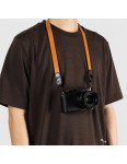 Skórzany pasek Peak Design Form Leather Camera Strap Neck Amber - bursztynowy