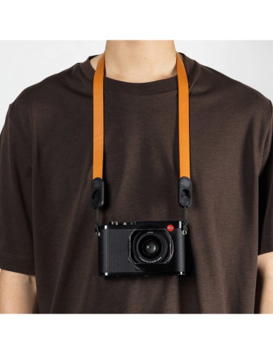 Skórzany pasek Peak Design Form Leather Camera Strap Neck Amber - bursztynowy