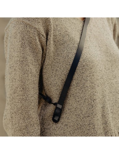 Skórzany pasek Peak Design Form Leather Camera Strap Standard Black - Czarny