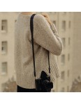 Skórzany pasek Peak Design Form Leather Camera Strap Standard Black - Czarny
