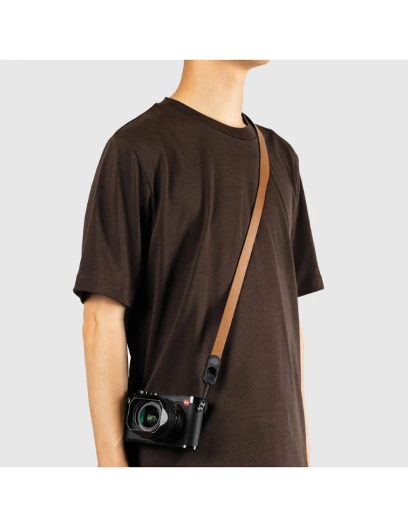 Skórzany pasek Peak Design Form Leather Camera Strap Standard Tan - brązowy
