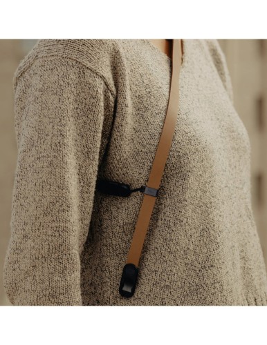 Skórzany pasek Peak Design Form Leather Camera Strap Standard Tan - brązowy
