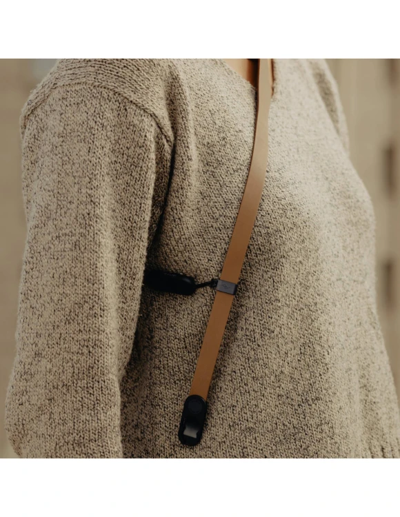 Skórzany pasek Peak Design Form Leather Camera Strap Standard Tan - brązowy