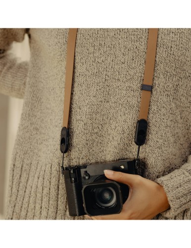 Skórzany pasek Peak Design Form Leather Camera Strap Standard Tan - brązowy