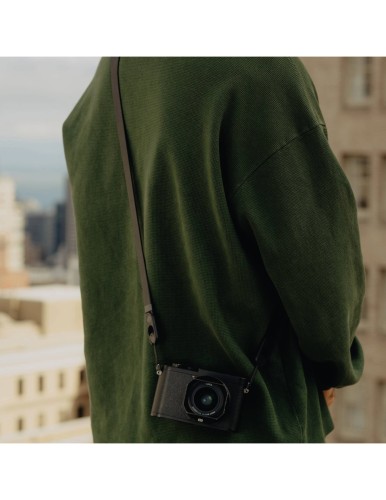 Skórzany pasek Peak Design Form Leather Camera Strap Long Black - Czarny