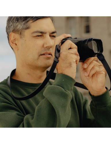 Skórzany pasek Peak Design Form Leather Camera Strap Long Black - Czarny