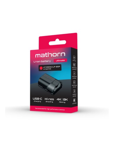 Akumulator Mathorn MB-204 Ultimate 2600mAh 8A USB-C zamiennik LP-E6NH/E6P