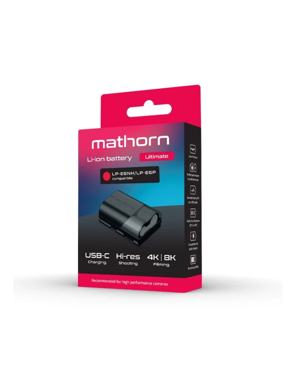 Akumulator Mathorn MB-204 Ultimate 2600mAh 8A USB-C zamiennik LP-E6NH/E6P