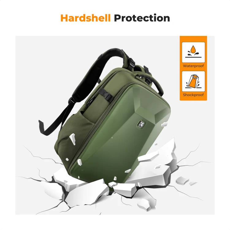 Plecak fotograficzny K&F Concept Nature Wander 22l - zielony