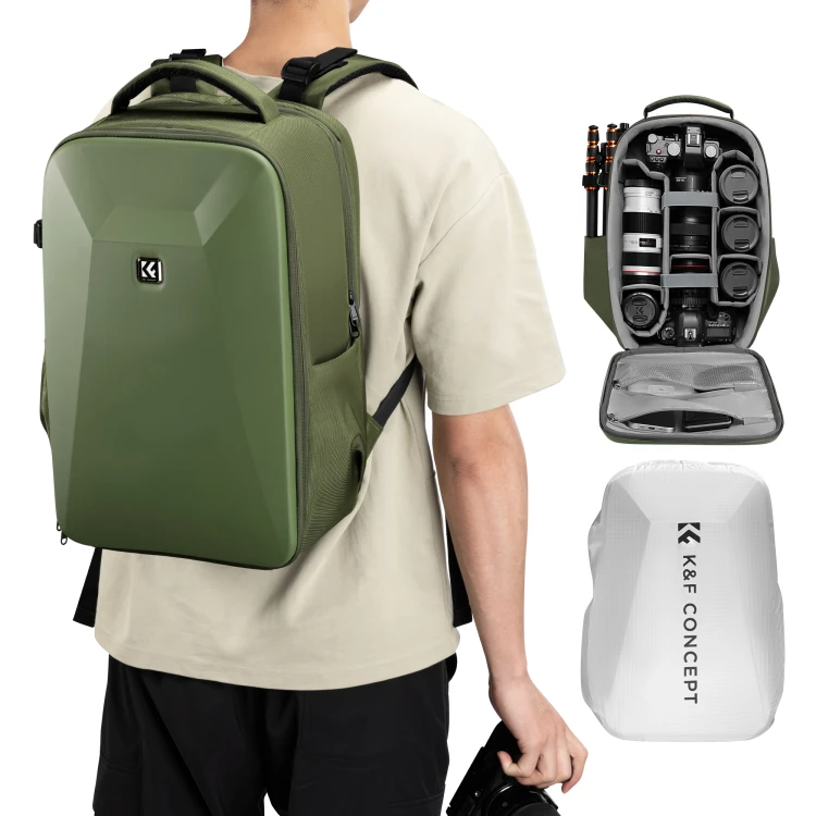 Plecak fotograficzny K&F Concept Nature Wander 22l - zielony