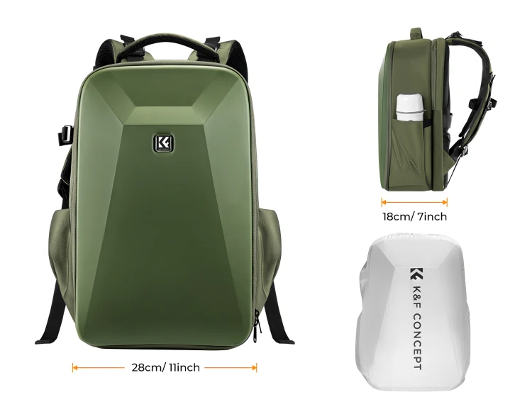 Plecak fotograficzny K&F Concept Nature Wander 22l - zielony