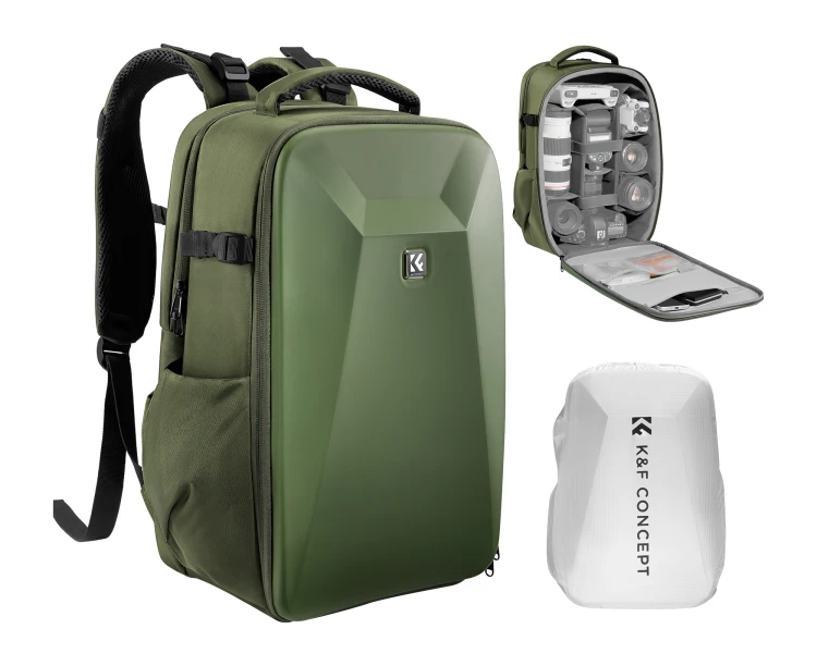 Plecak fotograficzny K&F Concept Nature Wander 22l - zielony